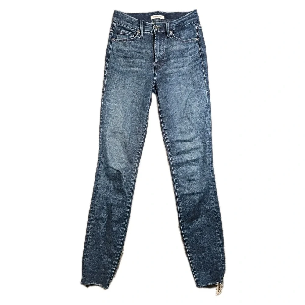 Good American Jeans Women‎ 0/25 (25x28) GOOD LEGS Skinny Mid Rise GLRE873TNA
